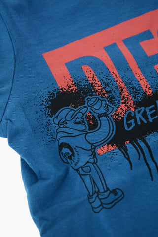 t-shirt crew-neck TERNY 2 OS with logo-print