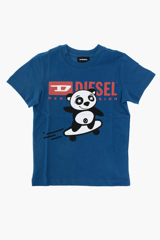 crew-neck t-shirt with print