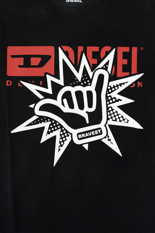 crew-neck TERNY 6 OS t-shirt with print on the front