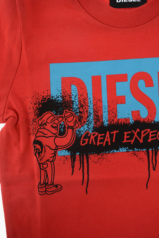 crew-neck TERNY 2 OS t-shirt with print on the front