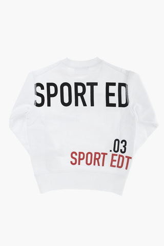 EDTN.03 felpa COOL FIT bicolore in cotone
