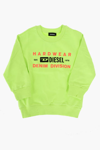 fluo SGIRKK10 OVER crew-neck sweatshirt with print