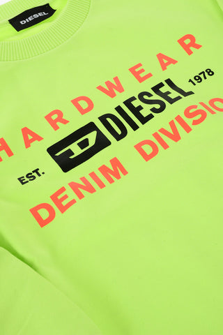fluo SGIRKK10 OVER crew-neck sweatshirt with print