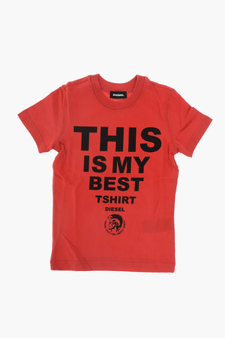 crew-neck TERNY 1 OS t-shirt with print on the front