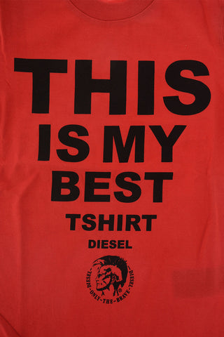 crew-neck TERNY 1 OS t-shirt with print on the front