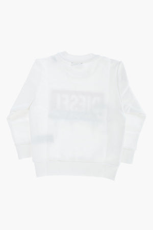cotton KID SERNY 7 OS crew-neck sweatshirt with print