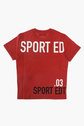 EDTN.03 crew-neck RELAX t-shirt with print