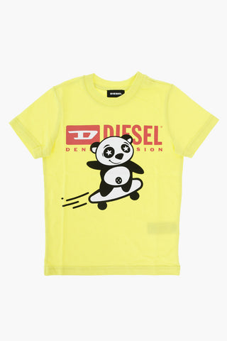 t-shirt TERNY 4 OS girocollo con stampa
