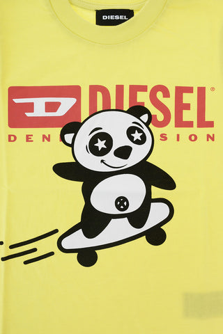 t-shirt TERNY 4 OS girocollo con stampa