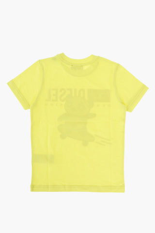 t-shirt TERNY 4 OS girocollo con stampa