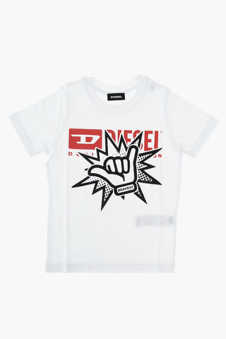 t-shirt girocollo TERNY 6 OS con stampa