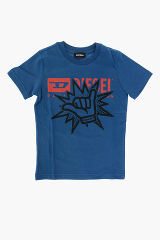 t-shirt TERNY 6 OS girocollo con stampa frontale