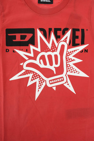 crew-neck TERNY 6 OS t-shirt with print on the front