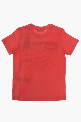 crew-neck TERNY 6 OS t-shirt with print on the front