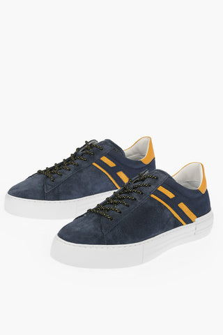 Lace-up REBEL Suede Sneakers