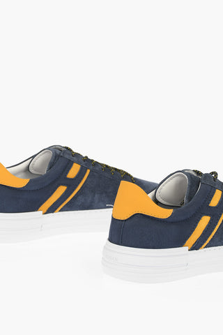 Lace-up REBEL Suede Sneakers