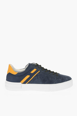Lace-up REBEL Suede Sneakers