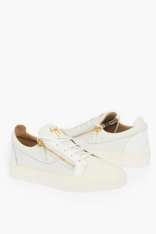 Lace-up Zipped MAY LOND Leather Sneakers