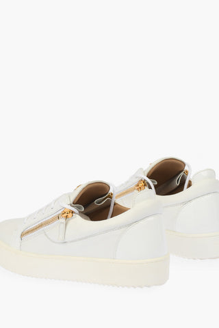 Lace-up Zipped MAY LOND Leather Sneakers