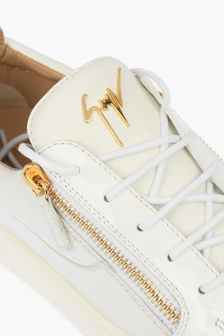Lace-up Zipped MAY LOND Leather Sneakers