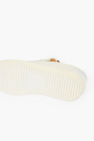 Lace-up Zipped MAY LOND Leather Sneakers