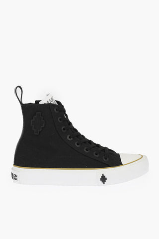Sneakers Allacciate CROSS VULCANIZED in Canvas con Zip Interna