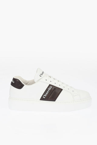 Contrasting Band MACH3 Leather Sneakers