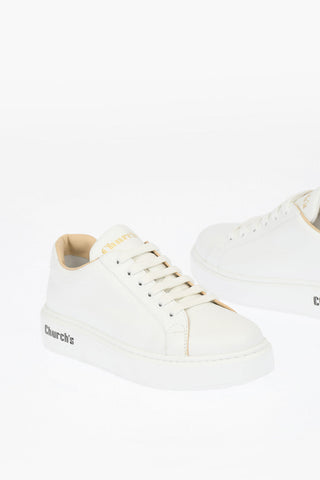 Rubber Sole MACH1 Leather Sneakers
