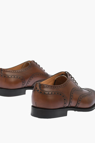 Leather TARVIN Brogue Derby Shoes
