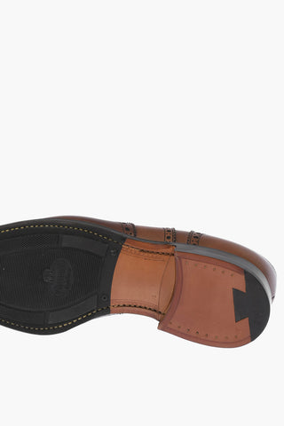 Leather TARVIN Brogue Derby Shoes