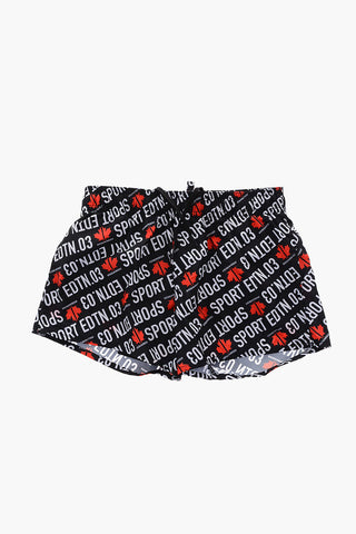 EDTN.03 all over logo printed swim shorts