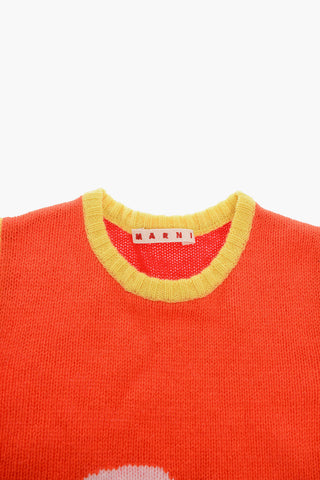 knitted sleeveless crew-neck dress