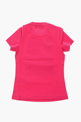 crew-neck t-shirt with print on the front