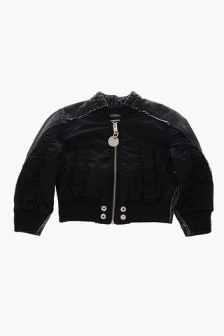 Nylon and denim JDANIEL bomber