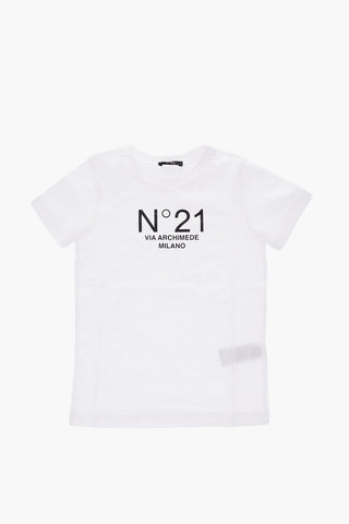 crew-neck t-shirt with print