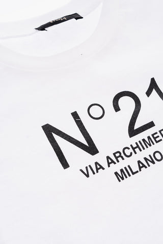 crew-neck t-shirt with print