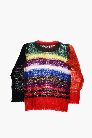 maglia girocollo multicolor