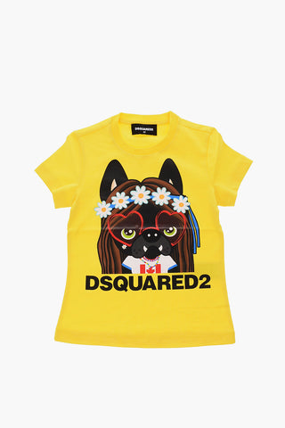 crew-neck t-shirt with print