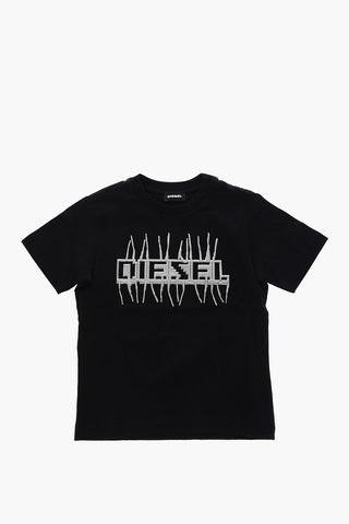 crew-neck TJUSTJ11 OVER t-shirt with embossed logo