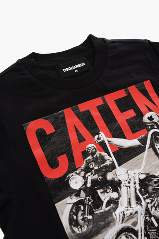 front printed RELAX crew-neck t-shirt