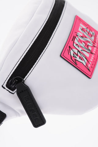 nylon bum bag with patch logo
