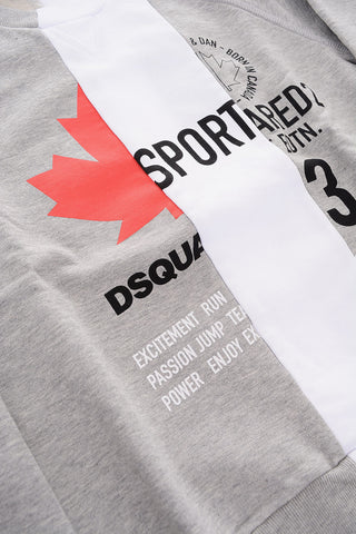 crew-neck COOL FIT sweatshirt with print