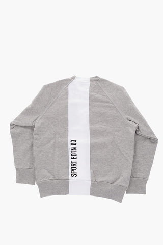 crew-neck COOL FIT sweatshirt with print