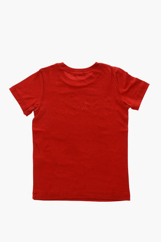 crew-neck t-shirt with printed logo