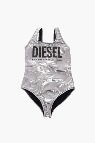 logo printed MIAM KID one piece swimsuit