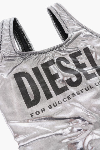 logo printed MIAM KID one piece swimsuit