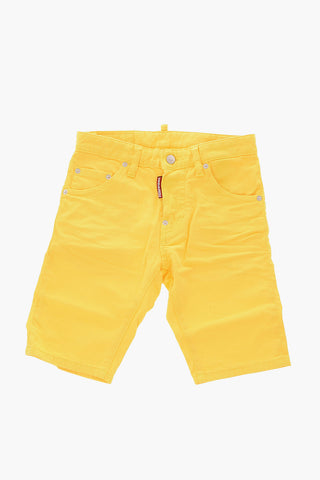 shorts in denim stretch