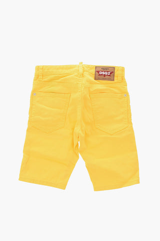 shorts in denim stretch
