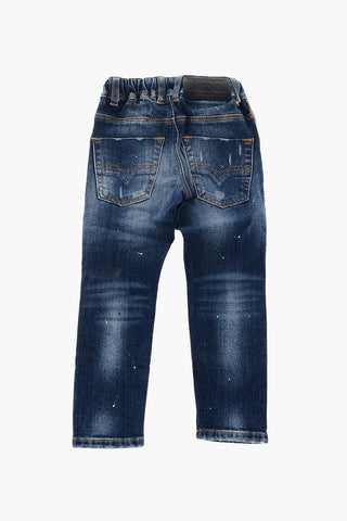 drawstring waist KROOLEY-NE-J distressed jeans