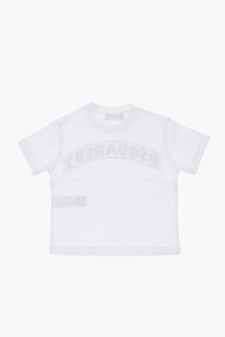 crew-neck t-shirt with printed logo